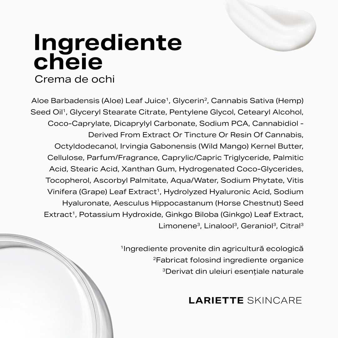 Crema de ochi cu 1% Cannabidiol, 15 ml