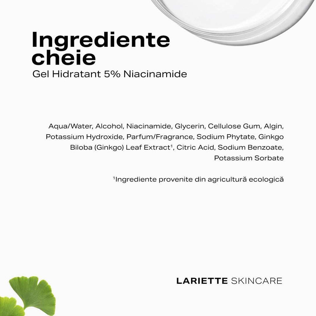 Niacinamide 5% Gel Hidratant, 50 ml