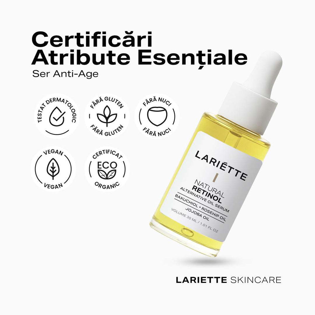Retinol Natural Ser cu Bakuchiol, 30 ml